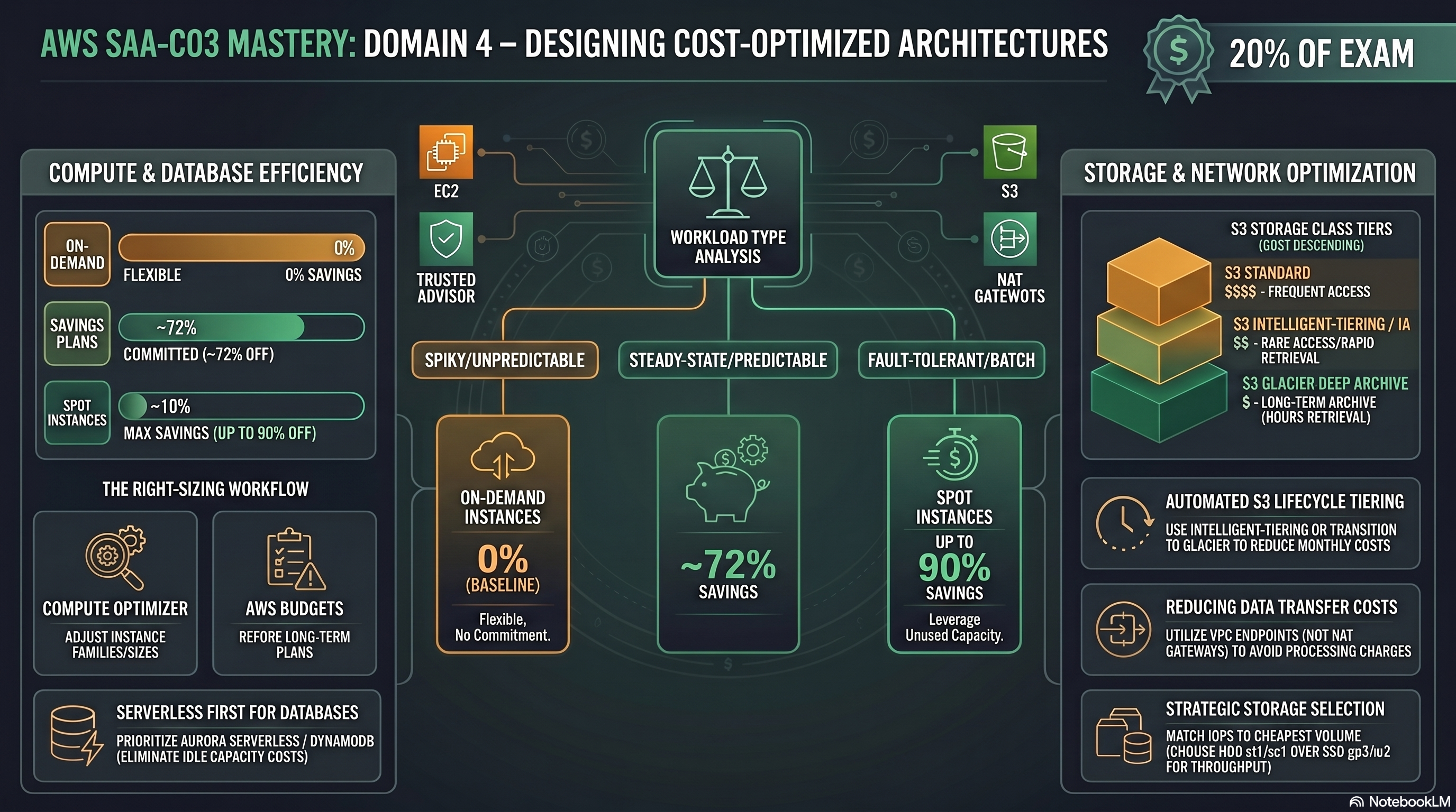 Domain 4: Designing Cost-Optimized Architectures